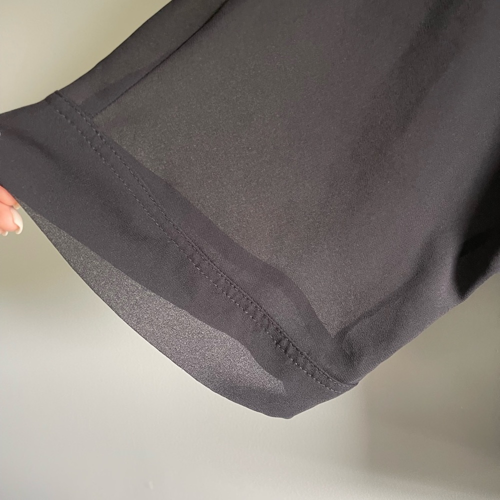 Zara Black Sheer Overlay Top - Picture 7 of 7